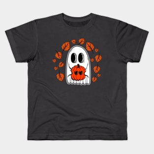 Autumn sad ghost Kids T-Shirt